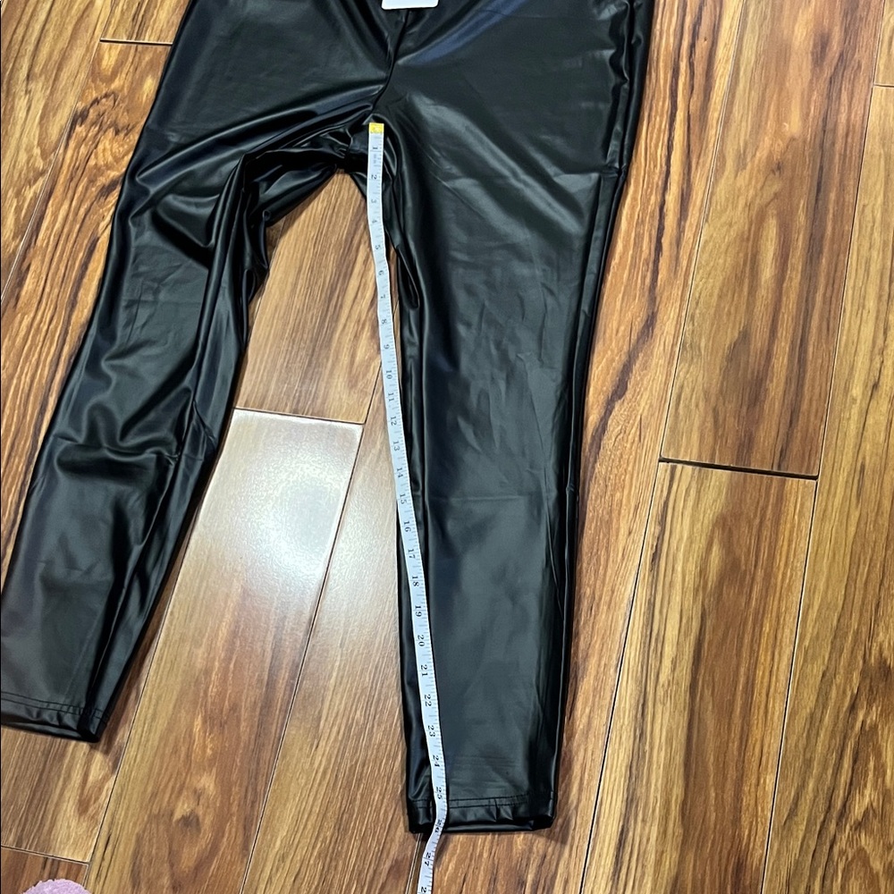 Bloomchic faux leather pants/leggins, size 12, NWT. - Picture 5 of 12